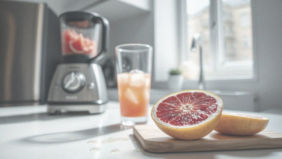 Jak przygotowanie koktajlu z grejpfruta wpływa na metabolizm?