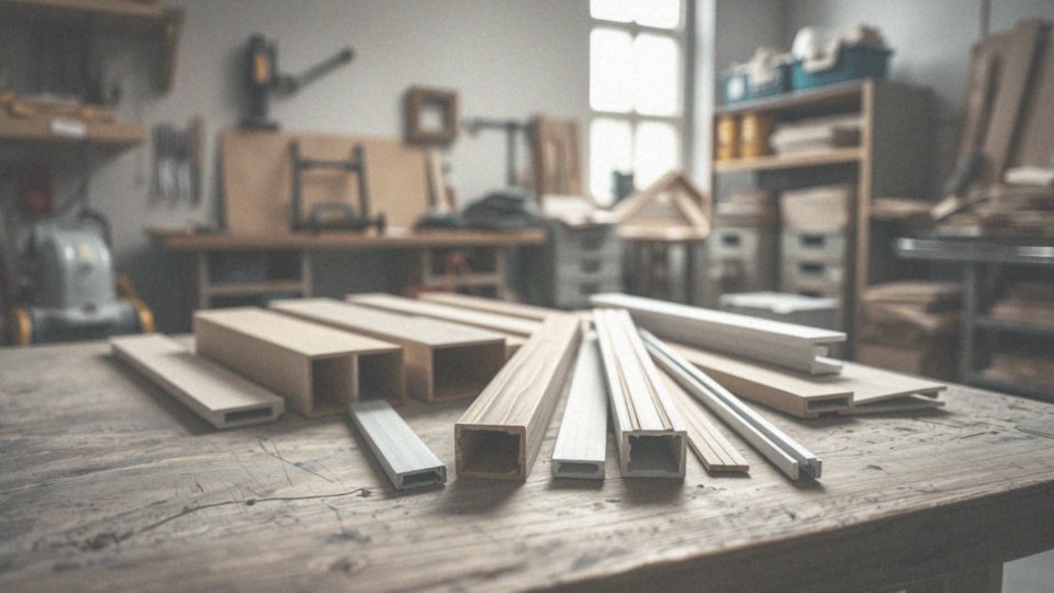 Jakie materiały są używane do produkcji listew maskujących?