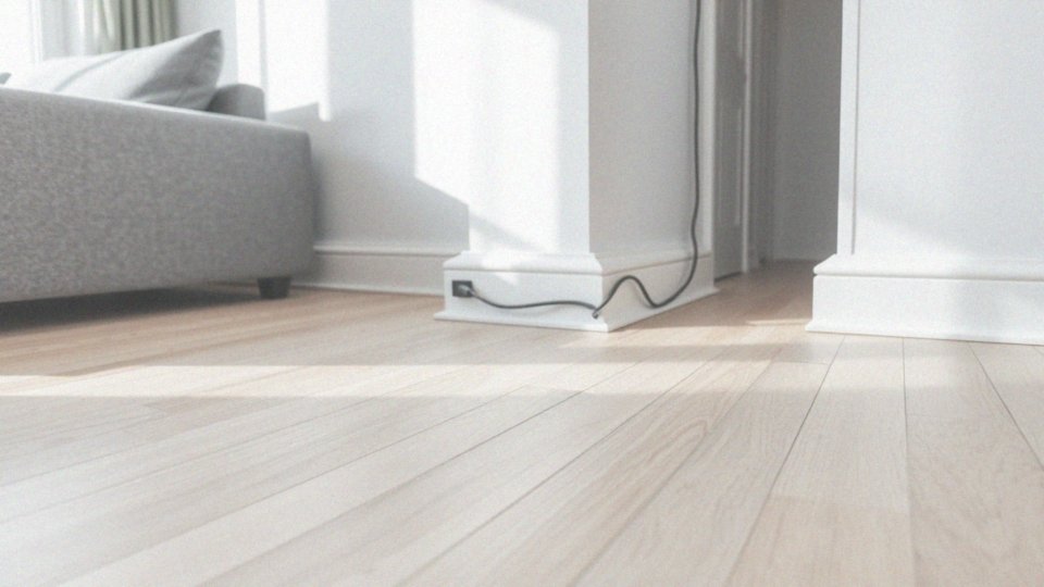 Jak listwy przypodłogowe o grubości 3 cm mogą pomóc w maskowaniu kabli?