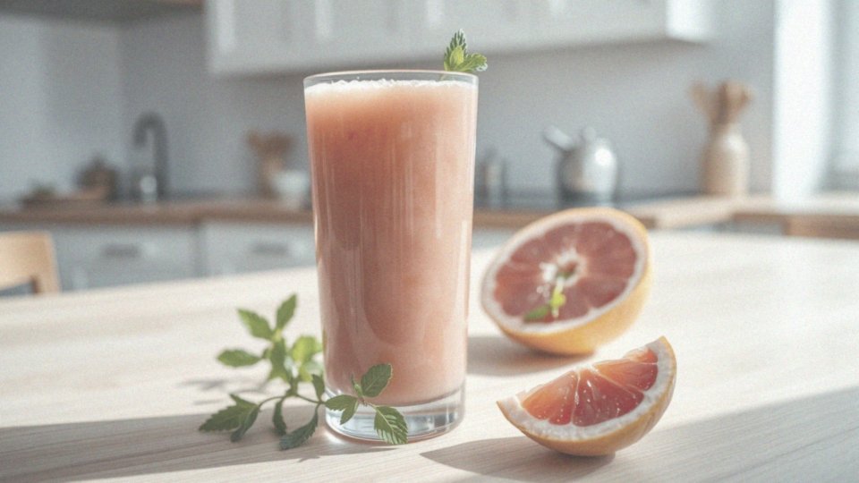 Jakie są wartość odżywcze koktajlu z grejpfruta?
