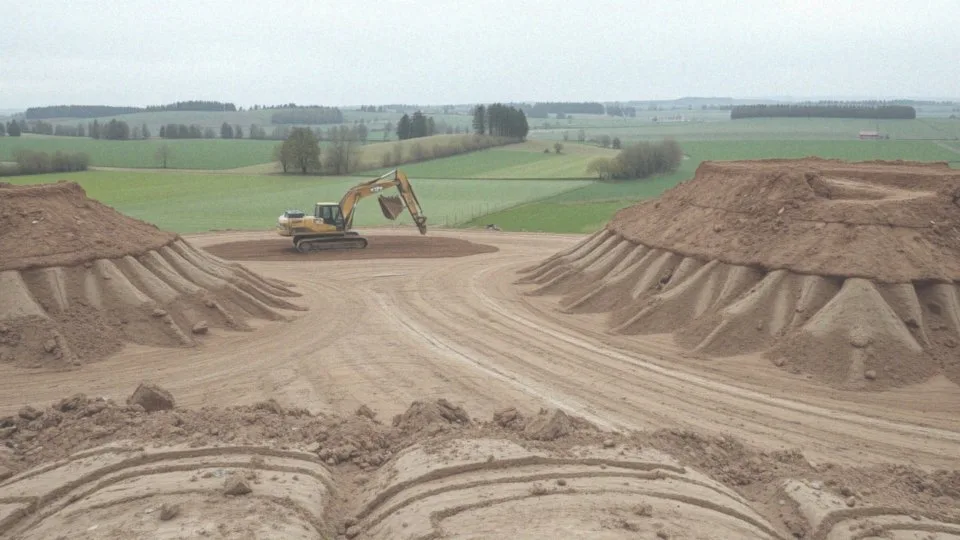 Niwelacja terenu ze spadkiem – klucz do stabilności działki budowlanej