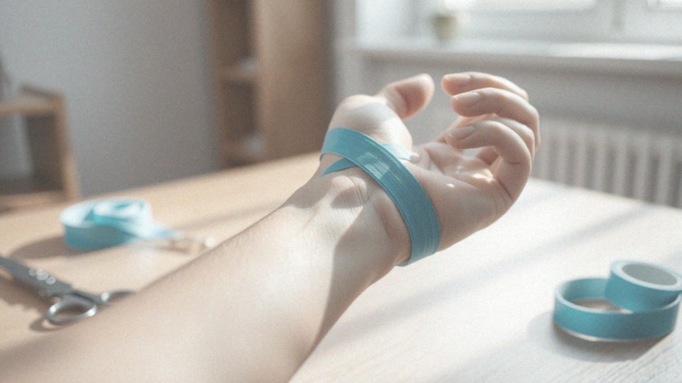 Stabilizacja nadgarstka taping – skuteczna metoda wsparcia rehabilitacji